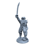 Captain Grimtide the Cursed | Cursed Sea Captain | Undead Davy Jones Miniature for Tabletop games like D&D and War Gaming
