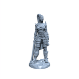 Eilistra Twinblade | Dark Elf |Female Fey Rogue| Miniature for Tabletop games like D&D and War Gaming