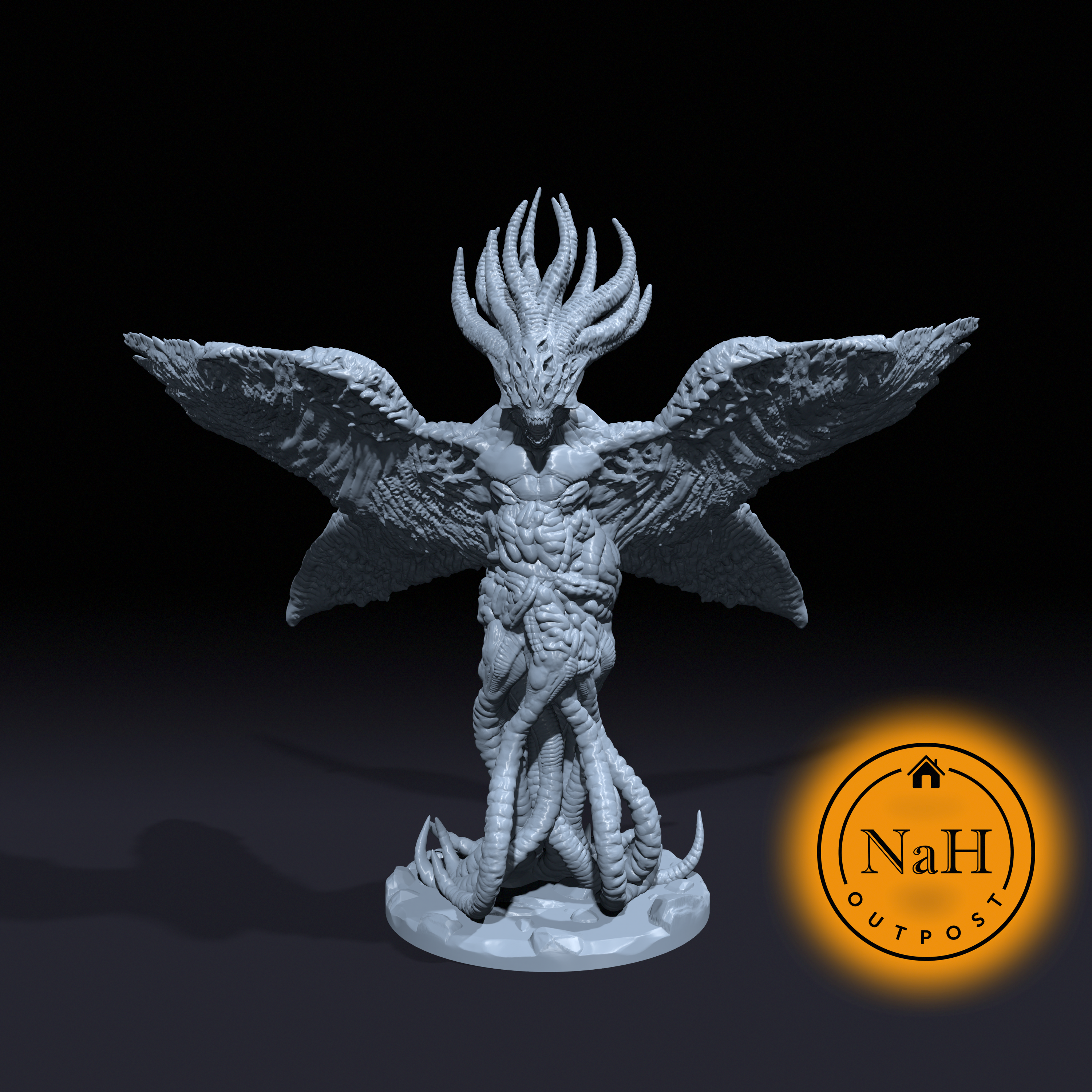 Wraithwing | Demiguard | Biblical Angel Guard | Evil Angel Miniature f –  NAH Outpost