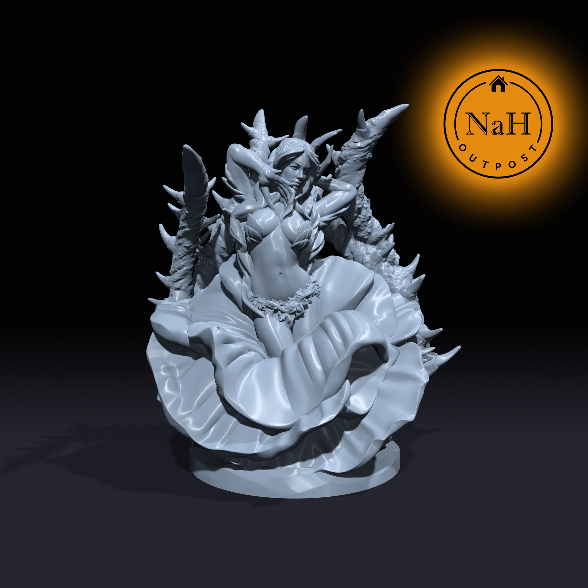 Ivyra, Guardian of the Glade | Alraune | Flora Fey | Miniature for Tabletop games like D&D and War Gaming