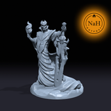 Thronak the Crypt King | Giant Lich Miniature for Tabletop games like D&D and War Gaming