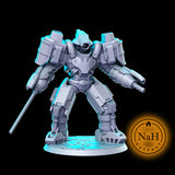 Armored Shock Trooper | Clockwork Marut Construct miniature for Tabletop games like D&D and War Gaming| Dungeons and Dragons Mini | RN estudio