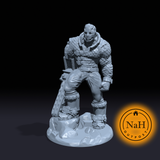 Rex Gearsaw | Clockwork Chainsaw Murderer Miniature for Tabletop games like D&D and War Gaming