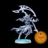 Xyria the Galescythe |  Female Kujla Warrior miniature for Tabletop games like D&D and War Gaming| Dungeons and Dragons Mini | RN estudio