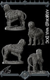 Armored War Dog | Miniature for Tabletop games like D&D and War Gaming