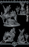 Axolotl Drake | Water Dragon Miniature for Tabletop games like D&D and TTRPG War Gaming