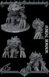 Fungaroth, the Mold Monarch | Fungal Horror | Shambling Mound | Plant Construct Miniature for Tabletop games like D&D 5e and TTRPG  War Gaming