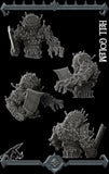 Mordrogar, the Soulchain Warden | Hell Golem | The Jailer | Miniature for Tabletop games like D&D and War Gaming