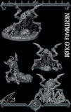 Skittermaw, the Chitinous Dread | Nightmare Golem Miniature for Tabletop games like D&D 5e and TTRPG  War Gaming