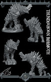 Thundersnout, Ravager of the Plains | Thunderhorn Behemoth | Kodo | Rhino miniature for Tabletop games like D&D and War Gaming| Created by Rocket Pig Games