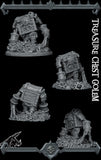 Coinbite, the Gluttonous Vault | Treasure Chest Golem | Gold Chest construct Miniature for Tabletop games like D&D 5e and TTRPG  War Gaming