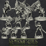 Fighters Guild Set | Human miniatures miniature for Tabletop games like D&D and War Gaming