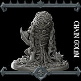 Chainforge the Bound | Chain Golem | Construct Miniature for Tabletop games like D&D and War Gaming