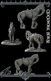 Tinkertrot | Battlebuilt Horse | Clockwork Mule | Miniature for Tabletop games like D&D and War Gaming