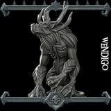 Blightfang, the Famine's Shadow | Wendigo Miniature for Tabletop games like D&D and War Gaming