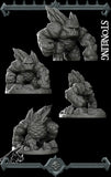 Gravelheart, the Stone Elemental | Galeb Duhr Elemental Miniature for Tabletop games like D&D and War Gaming