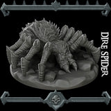 Thistlebite | Giant Spider | Dire Spider | Miniature for Tabletop games like D&D and War Gaming