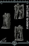 Battle Built Bladesman | Miniature for Tabletop games like D&D and War Gaming