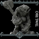 Grimbone, the Underdark Brute | Cave Troll Miniature for Tabletop games like D&D and War Gaming