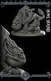 Quillfang, the Shrieking Stalker | Howler | Howl Hound | Fiend Miniature for Tabletop games like D&D and War Gaming