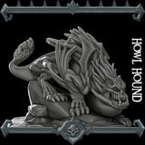Quillfang, the Shrieking Stalker | Howler | Howl Hound | Fiend Miniature for Tabletop games like D&D and War Gaming