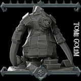 Codex, the Lorebound Guardian | Tome Golem Miniature for Tabletop games like D&D and War Gaming