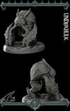 Burrowclaw, the Labyrinth Lord | Under Hulk Miniature for Tabletop games like D&D and War Gaming