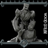 Ironbark, the Ancient Protector | Wood Golem | Miniature for Tabletop games like D&D and War Gaming