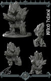 Crackleblast, the Rift Colossus | Portal Golem Miniature for Tabletop games like D&D and War Gaming