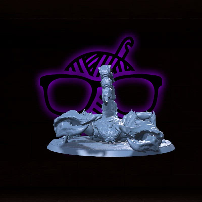 Gloomsting, the Dune's Bane | Giant Scorpion | Tomb Guardian miniature for Tabletop games like D&D and War Gaming| Dungeons and Dragons Mini | RN estudio