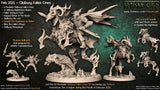 Azekiel the Nightmare | Undead Warhorse | Skeleton Paladin | Old Berg Fallen Ones Miniatures for Tabletop games like D&D or Warhammer
