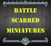 Battle Scarred Miniatures | (5) Large sized Mystery Practice miniatures miniature for Tabletop games like D&D and War Gaming