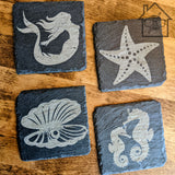 Beach Please drink coaster set