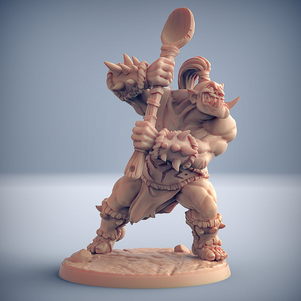 Burtz Dwarfstew | Ogre Marauder Chef miniature for Tabletop games like D&D and War Gaming