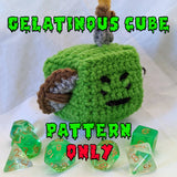 Gelatinous Cube Pattern ONLY | Amigurumi Crochet Pattern | Dungeons and Dragons Gift for Her