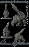 Ironsnout | Clockwork Boar | Steel Defender Miniature for Tabletop games like D&D and War Gaming