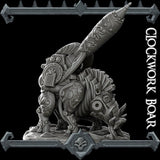 Ironsnout | Clockwork Boar | Steel Defender Miniature for Tabletop games like D&D and War Gaming