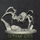 Dread Skullspider | Sparksoot Goblin Spider Mount miniature for Tabletop games like D&D and War Gaming