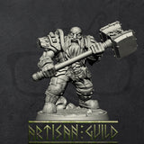 Dwarven Defenders | Dwarf Modular Miniatures miniature for Tabletop games like D&D and War Gaming