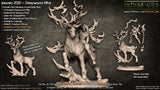 Forest King | Moose | Elk | Deepwood Alfar Mount miniature for Tabletop games like D&D and War Gaming