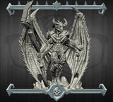 Bael, the Iron Tyrant | Bel, Archdevil of Avernus | Fiendish Gate King |miniature for Tabletop games like D&D and War Gaming