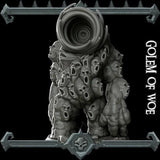 Atrum, the Despair Construct | Gloom | Golem of Woe | Miniature for Tabletop games like D&D and War Gaming