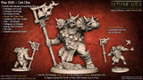 Goraku the Ogre Magi | Modular Oni Clan miniature miniature for Tabletop games like D&D and War Gaming