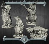 Albino Penguin | Grotto Bird | Miniature for Tabletop games like D&D and War Gaming