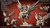 Thunderbeak the Gryphon | Dwarven Defender and Oathbreaker Mount miniature for Tabletop games like D&D and War Gaming