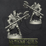 Human Fighters Guild | Modular Human miniatures miniature for Tabletop games like D&D and War Gaming