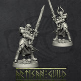 Human Fighters Guild | Modular Human miniatures miniature for Tabletop games like D&D and War Gaming