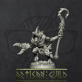 DeathTide Jurakin | Modular Sahuagin miniatures miniature for Tabletop games like D&D and War Gaming