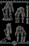 Cogthane Rumble | Clockwork Giant | Mechanical Barbarian | Miniature for Tabletop games like D&D and War Gaming