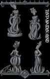 Whisperclaw, the Handmaid of Hell | Tentamaiden Fiend | Gylou Devil miniature for Tabletop games like D&D and War Gaming